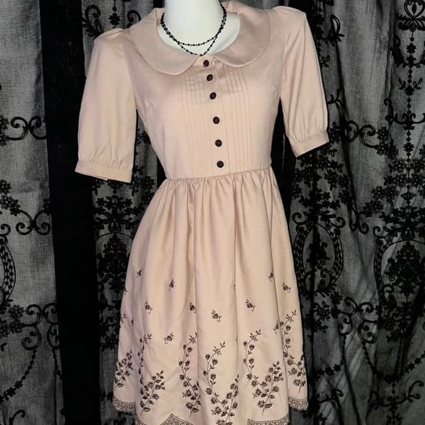lovely pink dress