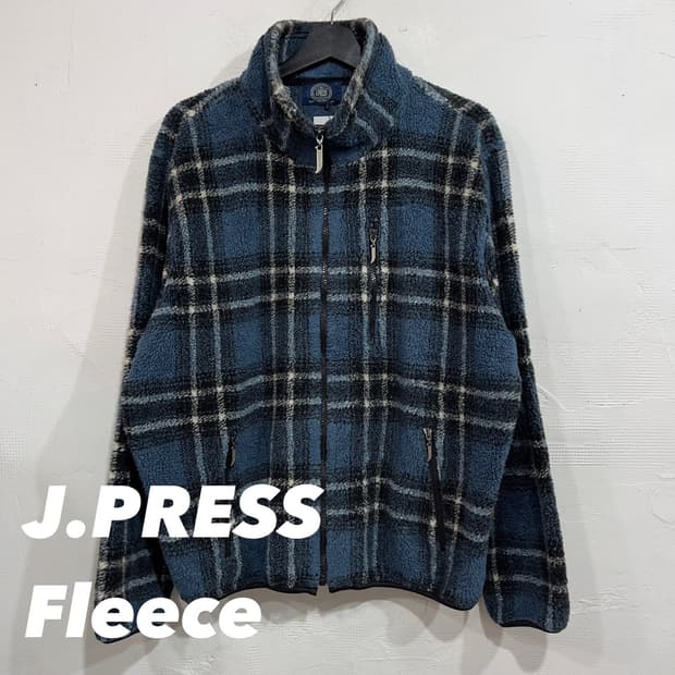 제이프레스 체크 후리스