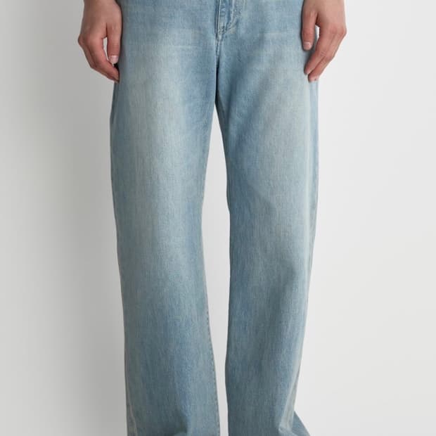 포터리 원워시드 스트레이트핏 데님(light blue2) 2size
