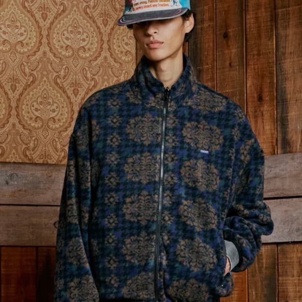 [XL] 펜필드 웨스턴 패턴 리버시블 플리스 자켓 네이비(✨새상품)