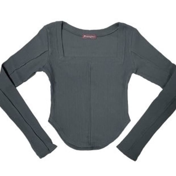 플리즈노팔로우 바비탑 차콜 