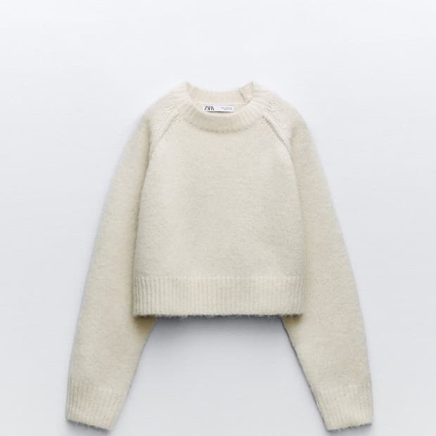 Zara 자라 크롭 코지 스웨터