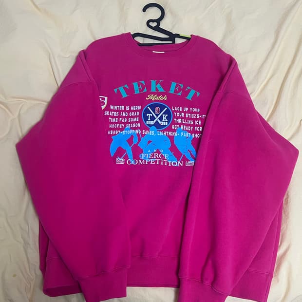 테켓 맨투맨 핑크 L Cole Sweatshirt Pink