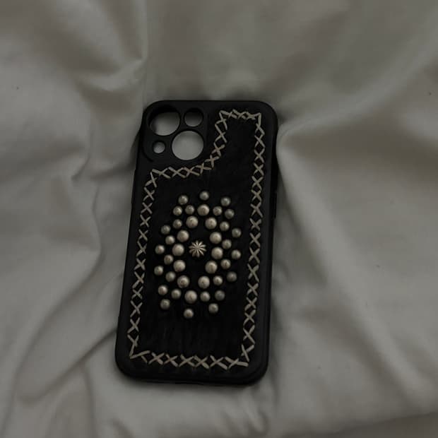 아이폰13미니 핸드메이드 퍼 케이스