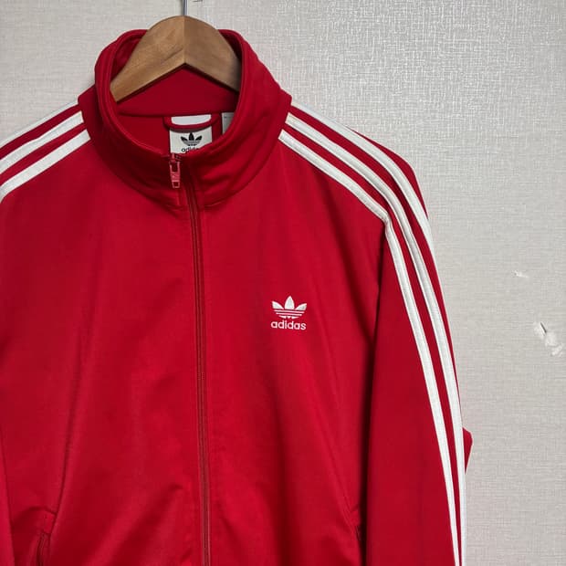 빈티지 아디다스 파이어버드 레드 2XL