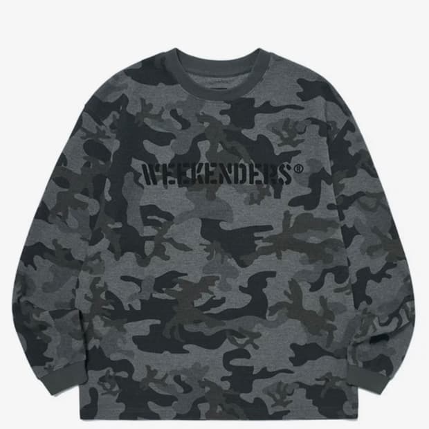 위캔더스 카모 롱슬리브 CAMO WAFFLE LS T-SHIRT (D.G