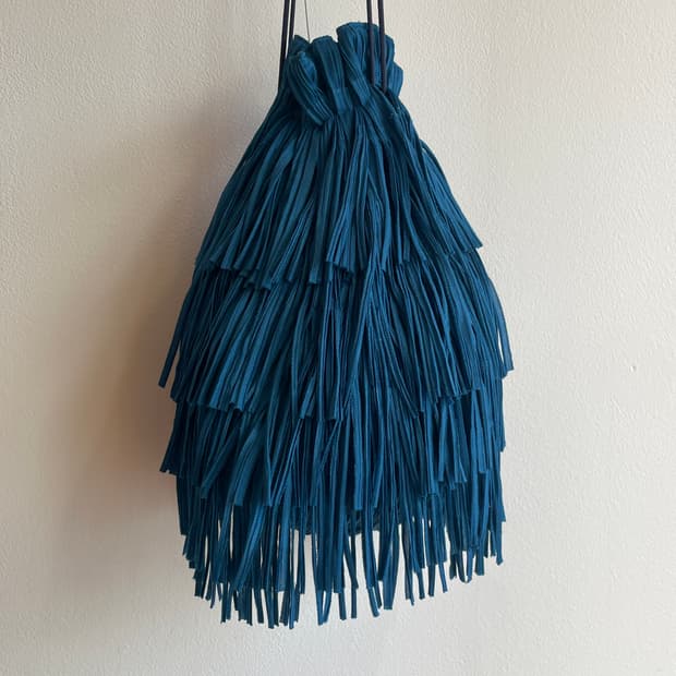 플리츠플리즈 프린지 백