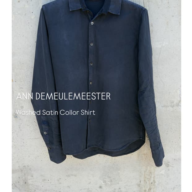 Ann Demeulemesster Satin Collor Shirt