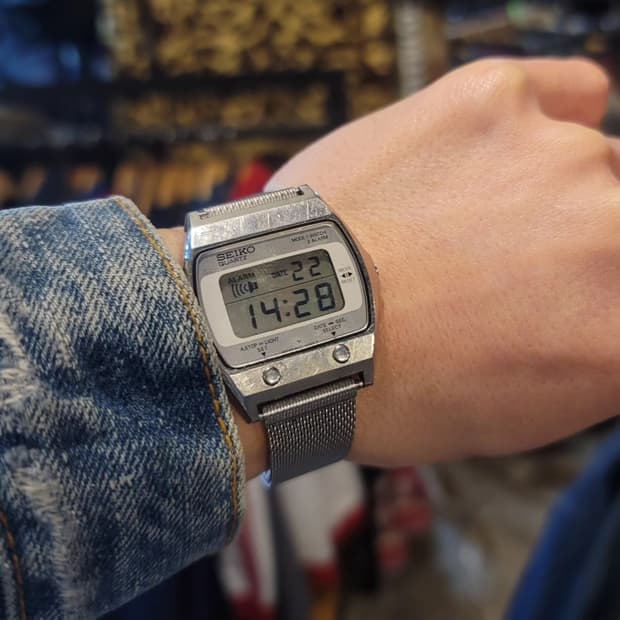 세이코 A021-5000 빈티지 디지털 시계