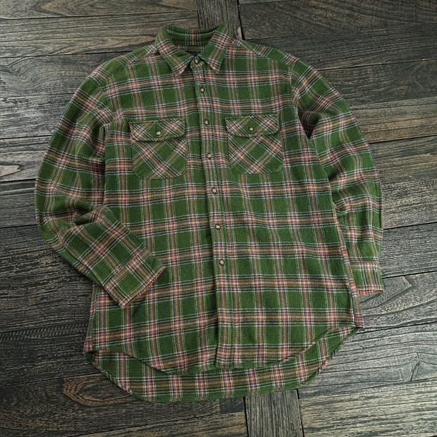 [이스트보이] 빈티지 체크 투포켓 셔츠 M18593