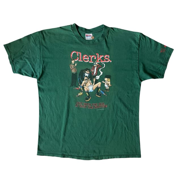 빈티지 90s Clerks 티셔츠