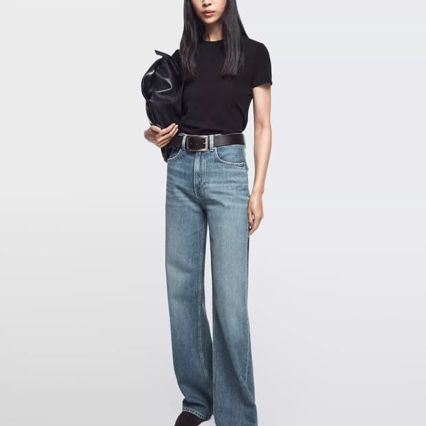 마시모두띠 미드라이즈 중청 데님 36