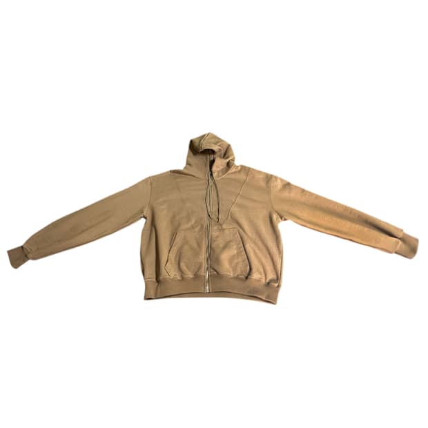 빈티지 브라운 후드집업