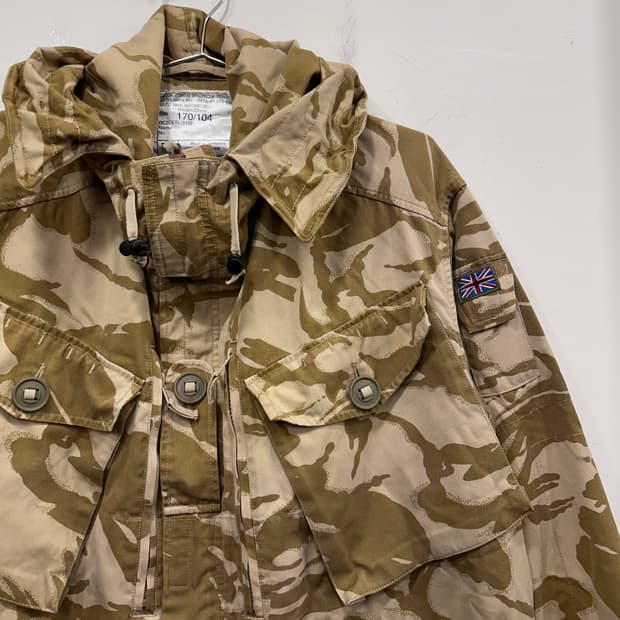 영국군 사막 위장 SAS 방풍 스모크 자켓