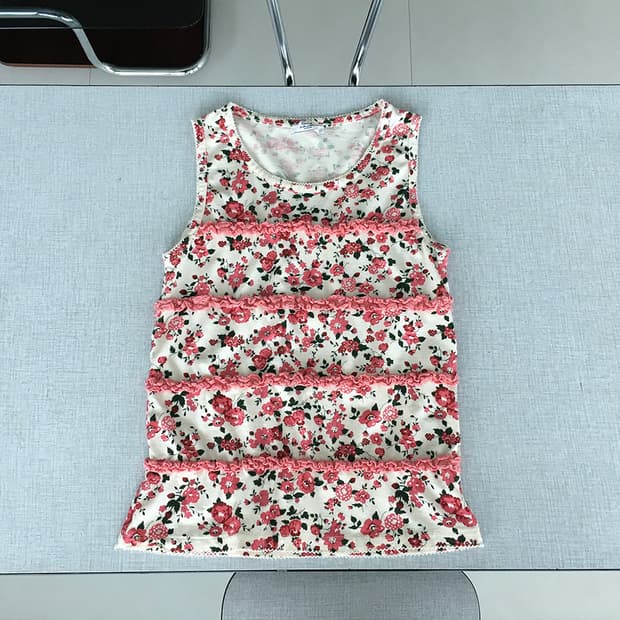 floral sleeveless
