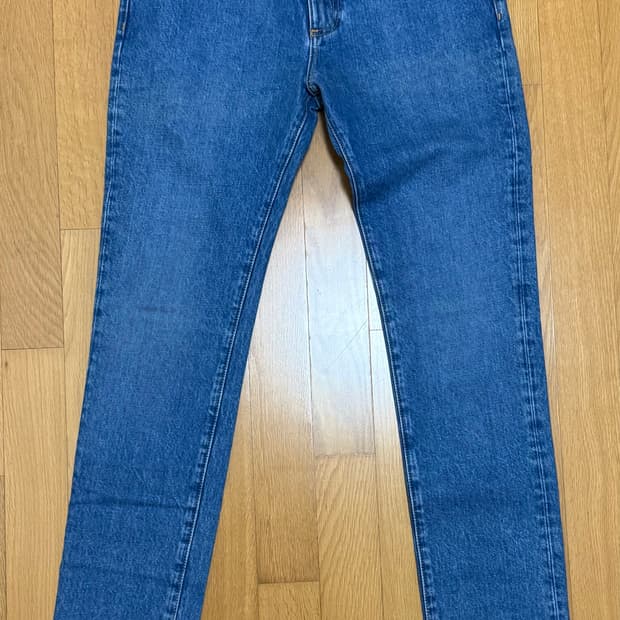 마르지엘라 SS17 슬림 스트레이트 블루 데님 진