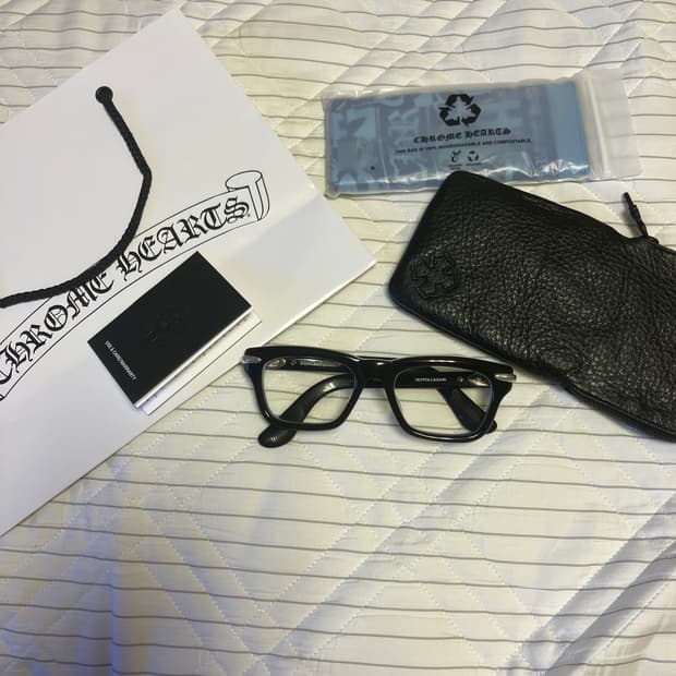 크롬하츠 26SS 트라이폴어게인 안경 유광 블랙/실버
