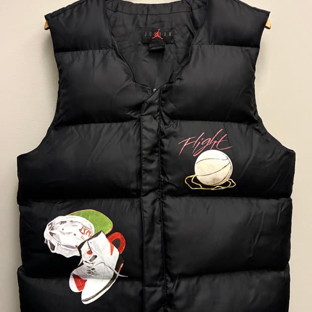 (L)나이키 조던 플라이트 아티스트 시리즈 패딩베스트 패딩조끼
