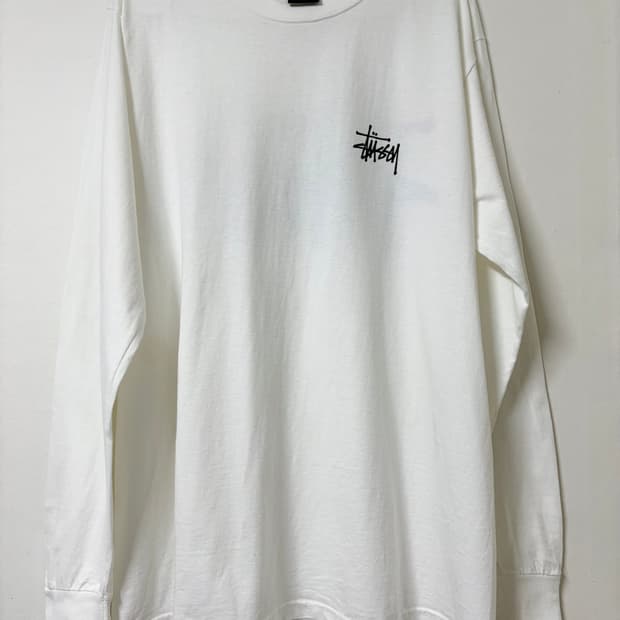 스투시 베이직 롱슬리브 티셔츠