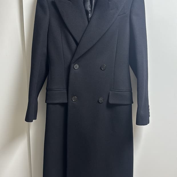 알렉산더 맥퀸 레이스업 블랙코트 롱코트 42사이즈