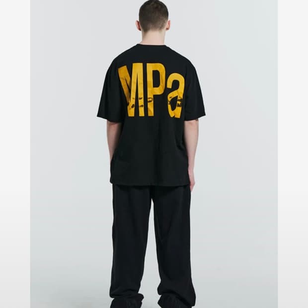 MPa BACK LOGO T-SHIRTS (BLACK)