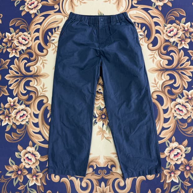 (3)하이드아웃 HIDEOUT 밴딩팬츠(네이비)