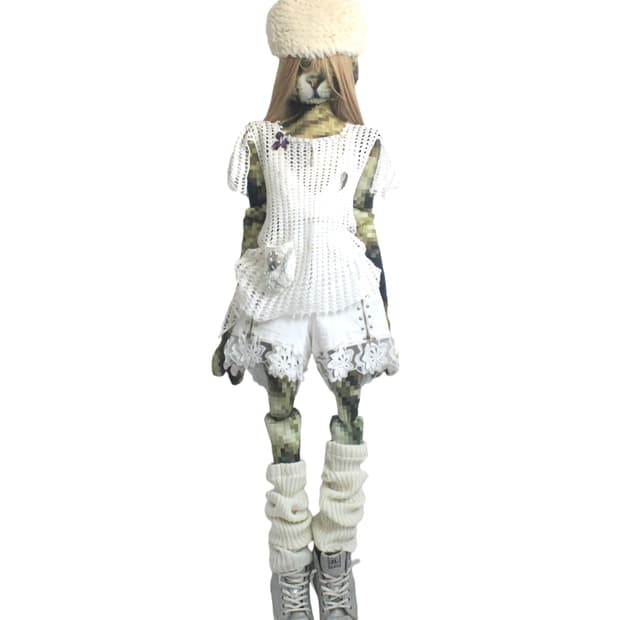 ZentoW custom) net angelwings&pocket top