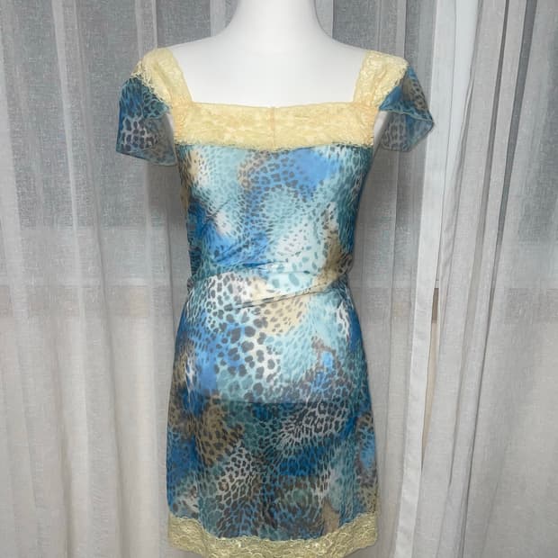 대장급 빈티지 호피무늬 슬립원피스