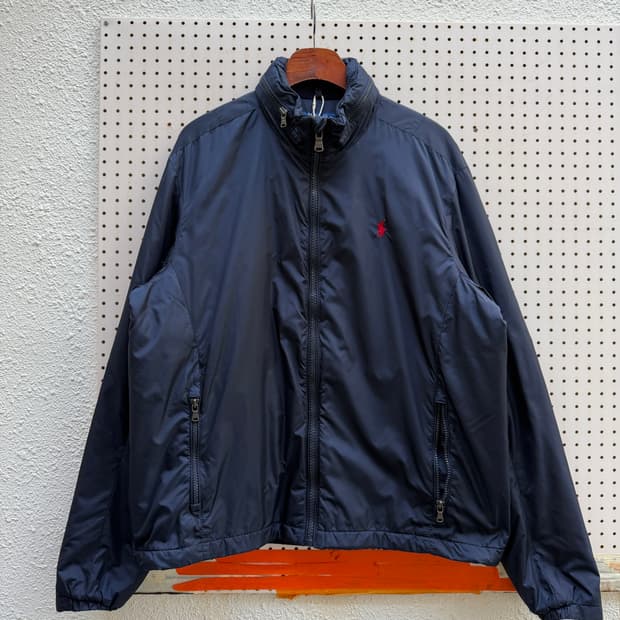 POLO RALPH LAUREN 폴로 나일론 쉘 블루종 자켓