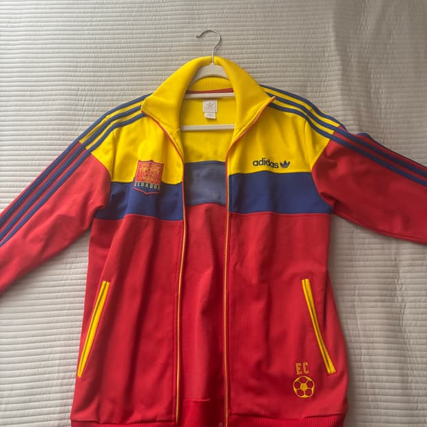 100) 아디다스 에콰도르 사커 트랙탑 져지