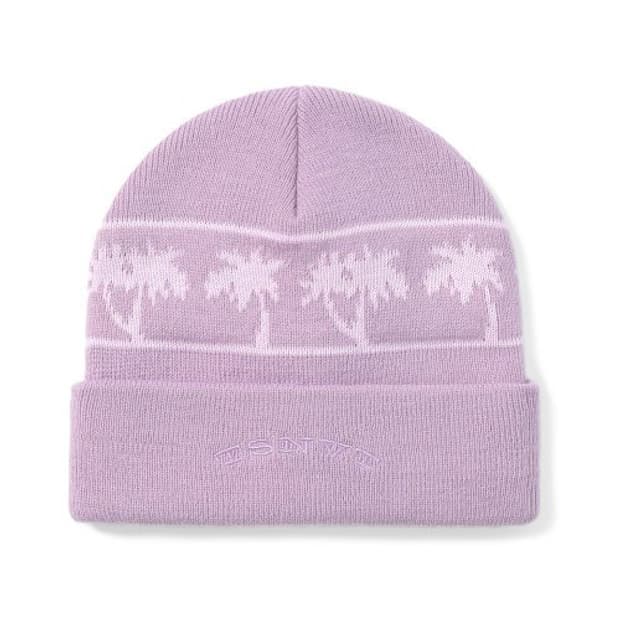 디스이즈네버댓 Palm Tree Beanie Purple