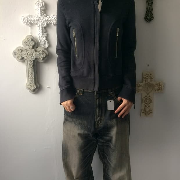 Belted high neck jacket