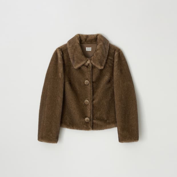 아뜰리에에디션 에코 퍼 자켓