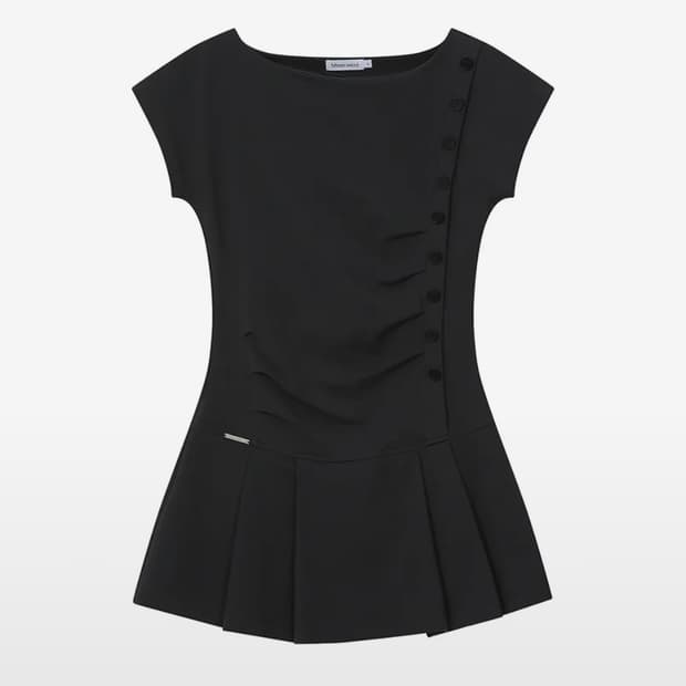 삽니다)미세키서울 Pleats button mini onepiece