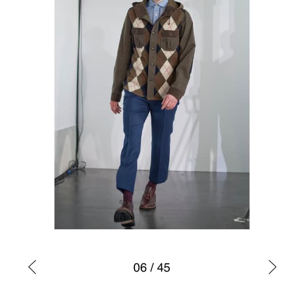 꼼데가르송 준야와타나베 11aw 니트 자켓