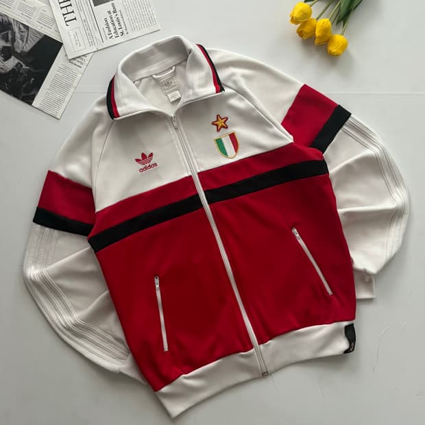 adidas 아디다스 x AC밀란 트랙탑 져지 