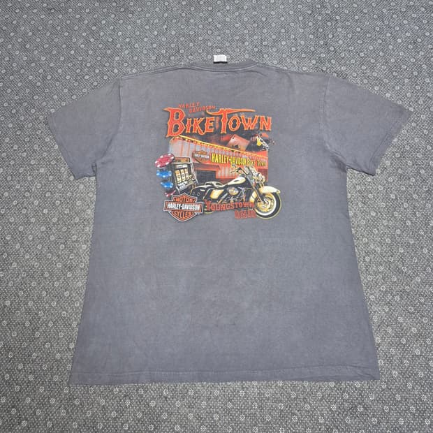 [XL]할리데이비슨 바이크타운 티셔츠  -347
