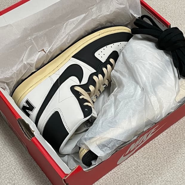 나이키 터미네이터 하이 블랙 앤 팬텀 250