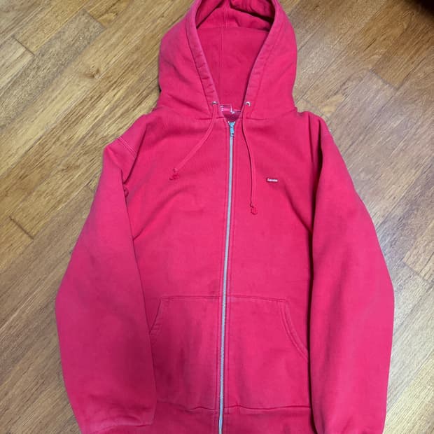 슈프림 오버다이드 박스로고 후드집업