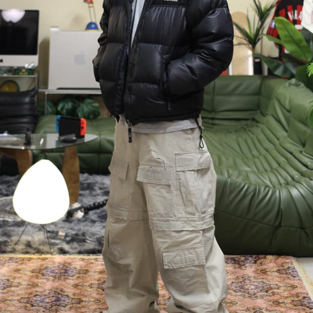 발렌시아가 23ss 립스탑 카고팬츠