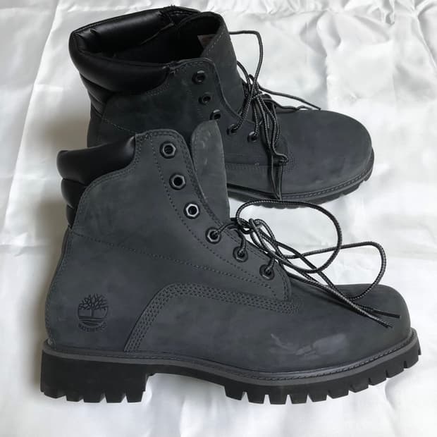 팀버랜드 그레이 누벅 워커 부츠 250-260추천 새거