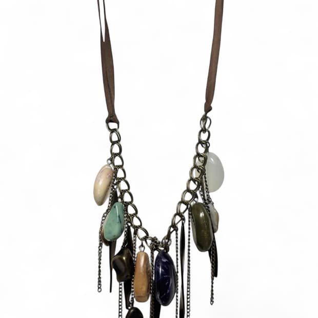 STONE PENDANT NECKLACE