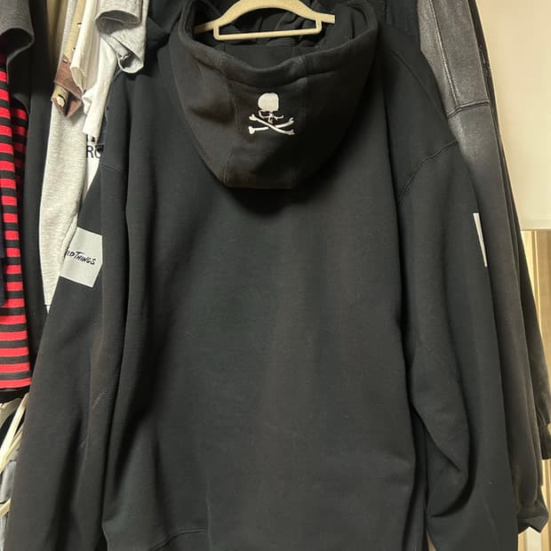 마스터마인드 x 와일드띵스 후드집업 세피아블랙 XL