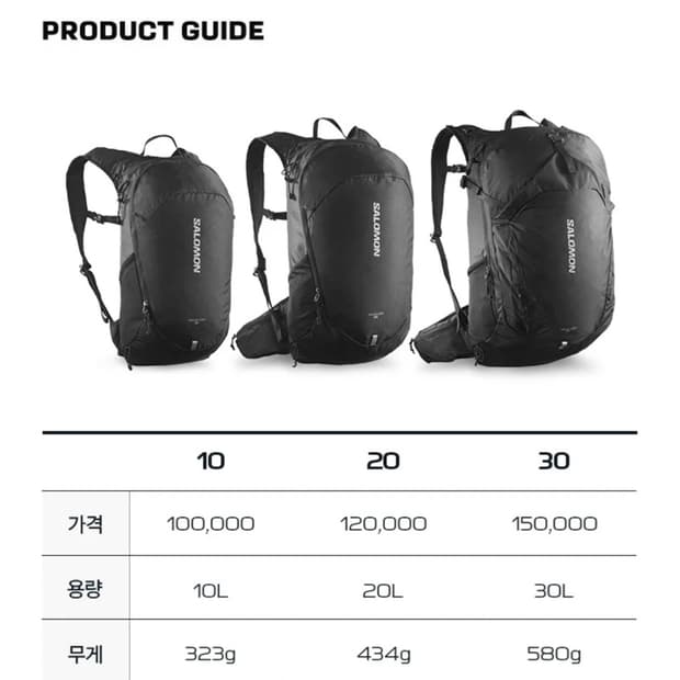 살로몬 트레일 블레이저10