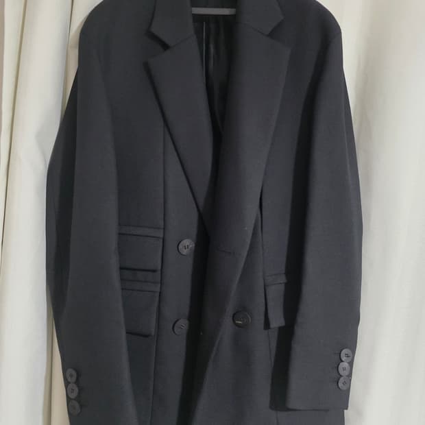 우영미 21fw 블랙 더블 블레이저 팝니다