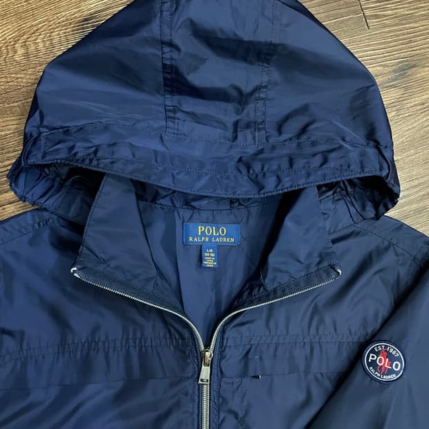 폴로 랄프로렌 폴리쉘 바람막이 자켓 네이비