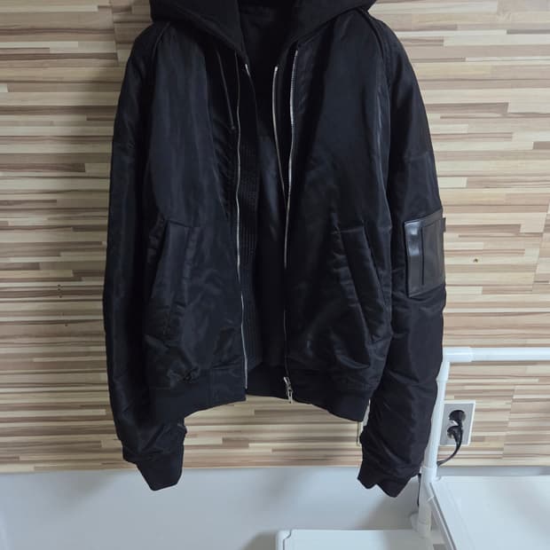 준지 / 22ss 시그니처 나일론 후드 ma-1 / 48