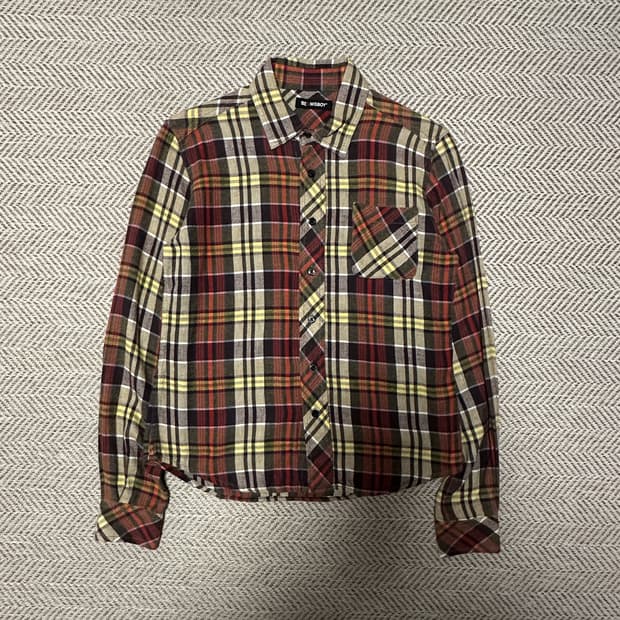 BEAMS BOY check shirt