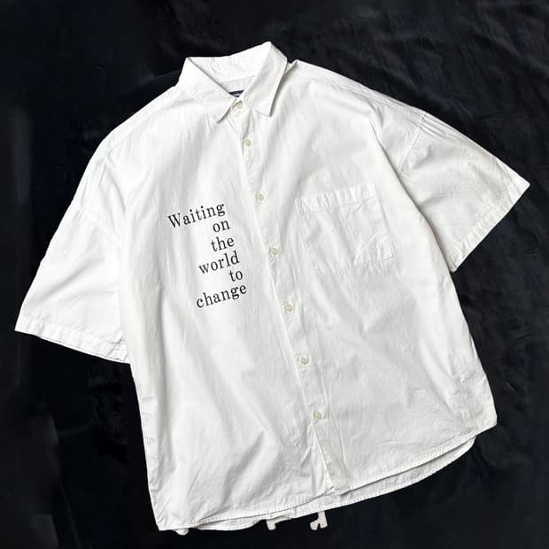 일본빈티지 DOUBLE FOCUS 그래픽 셔츠