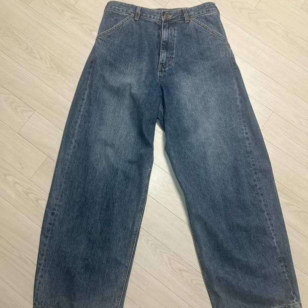 해칭룸 인디고 와이드 팬츠 사이즈3